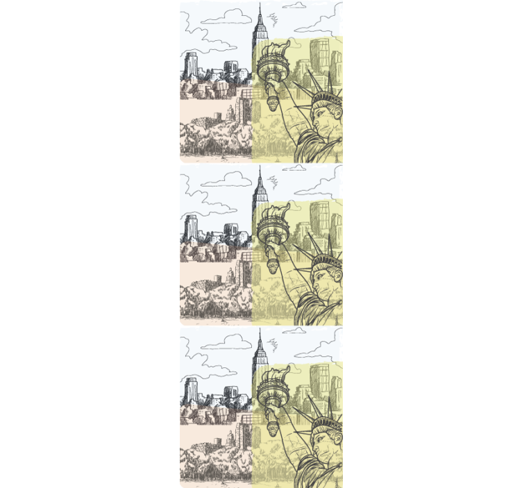 Urban skiss design Tapet städer och länder - Tenstickers