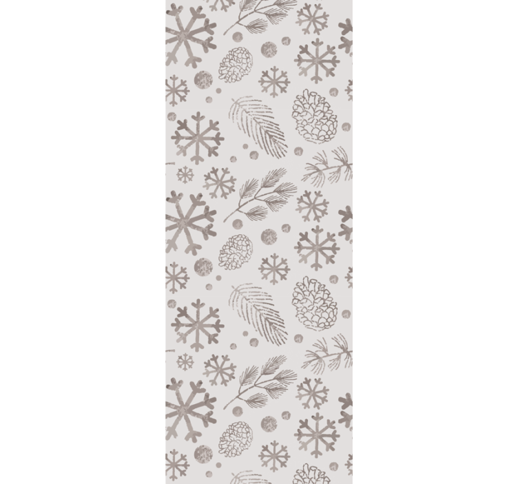 Naturinspirerat mönster tapet natur - Tenstickers