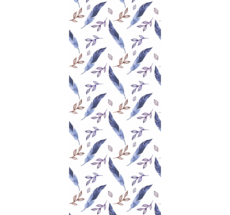 Diagonalt blommönster Tapet blommor - Tenstickers