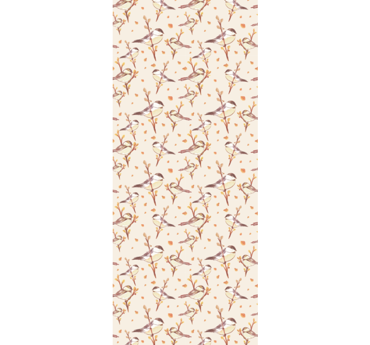 Blommig grace motiv Tapet blommor - Tenstickers