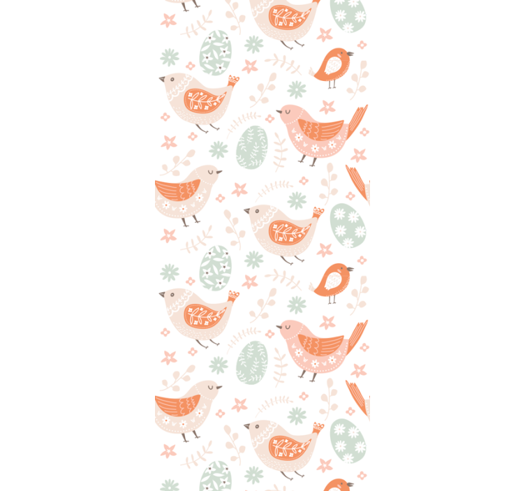 Apor i skog nordisk stil barn tapet - Tenstickers