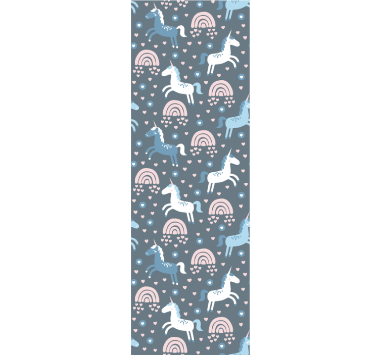 Giraff regnbågar motiv Dyr tapet - Tenstickers