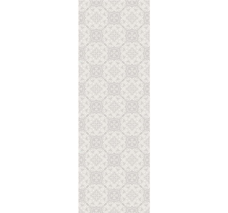 Invecklade blommor Tapet prydnadsföremål - Tenstickers