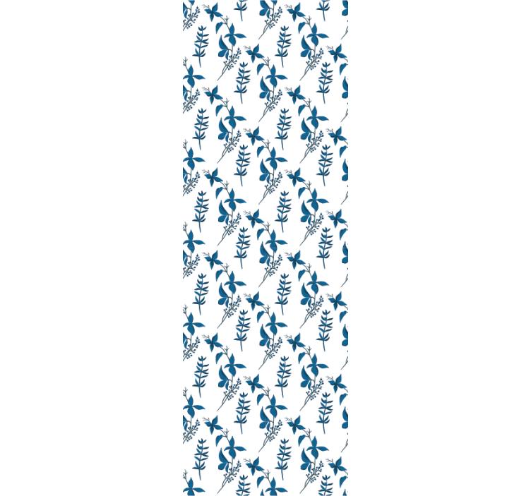 Mild botanisk sammansättning Tapet blommor - Tenstickers