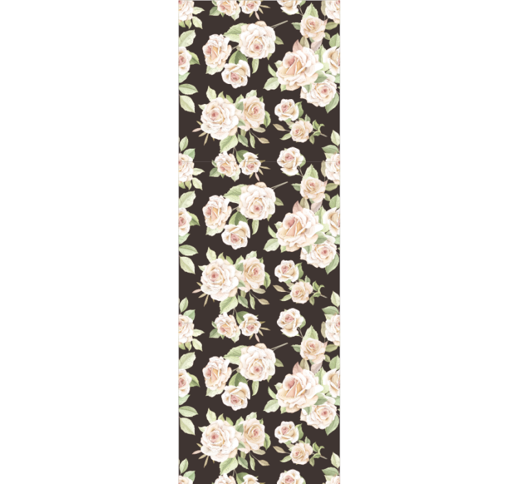Blommande rosor Tapet blommor - Tenstickers