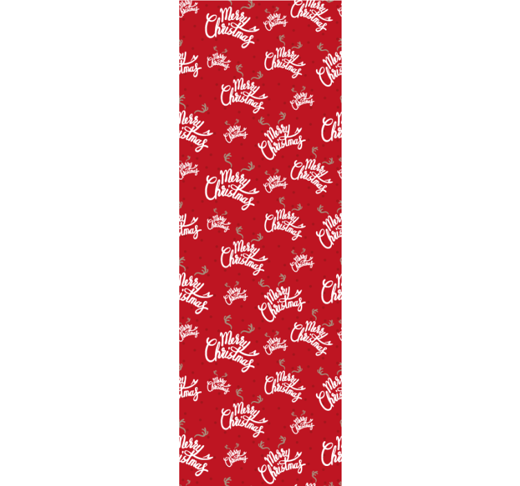 Festligt manusmotiv Tapet jul - Tenstickers