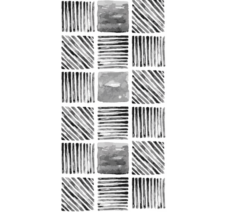 Abstrakta geometriska block tapet geometriska former - Tenstickers