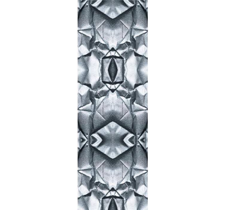 Grov metallisk ytstruktur metall tapet - Tenstickers