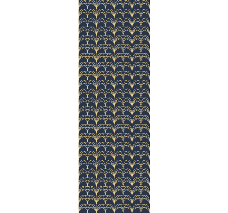 Art déco bågar tapet geometriska former - Tenstickers