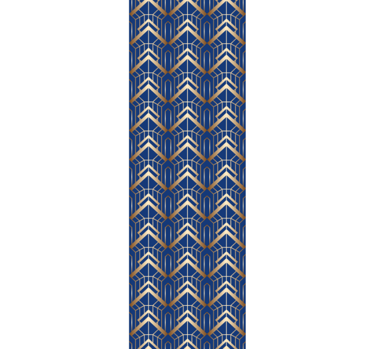 Geometrisk pilspets tapet geometriska former - Tenstickers