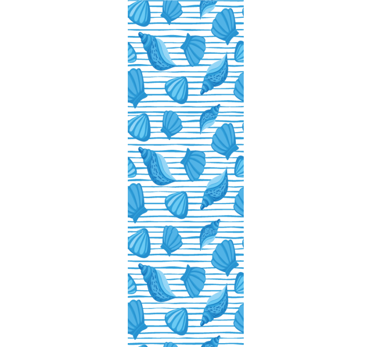 Snäckskalsmönster tapet natur - Tenstickers