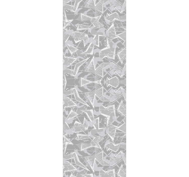 Grå 80-tals fina grafik vintage tapeter - Tenstickers