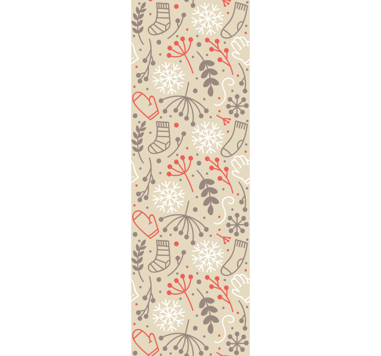 Festliga mönster Tapet jul - Tenstickers