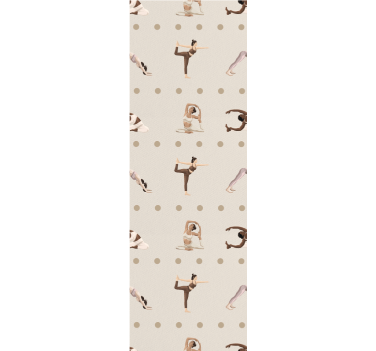 Olika yogaställningar tapeter - Tenstickers