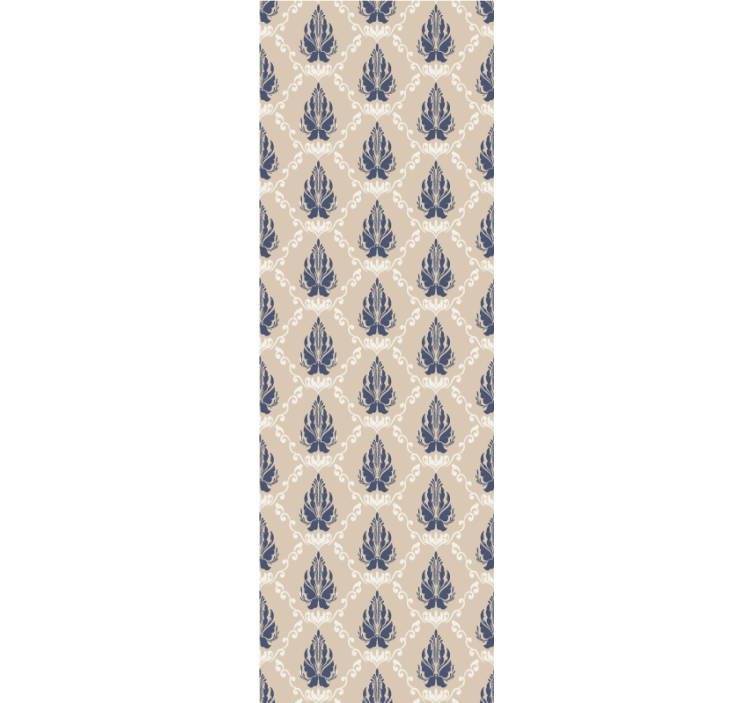 Stencilerad barocktapet - Tenstickers