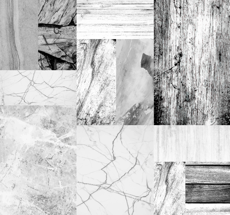 Marmor pussel texturerat tapet - Tenstickers