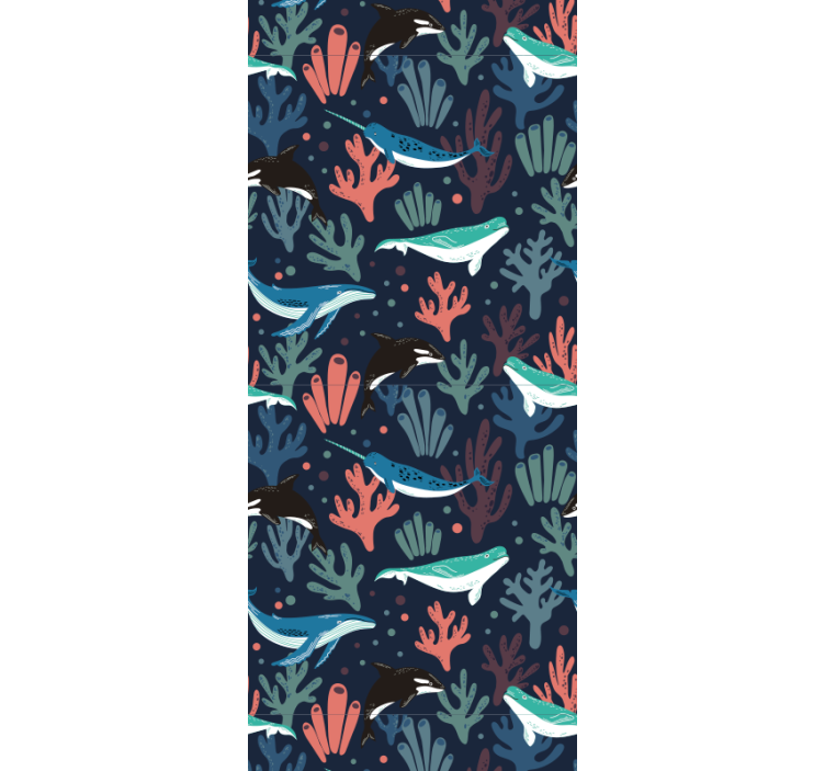 Undervattensscen Tapet fiskar - Tenstickers