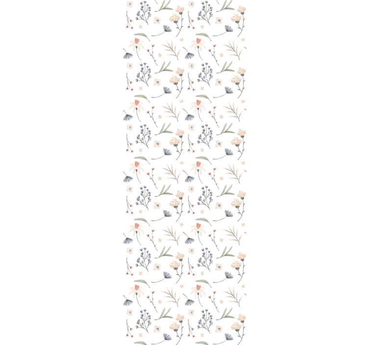 Delikat blomsterarrangemang Tapet blommor - Tenstickers