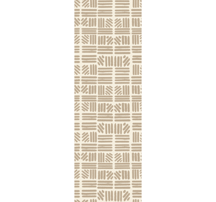 Handgjord tapet med horisontella ränder - Tenstickers