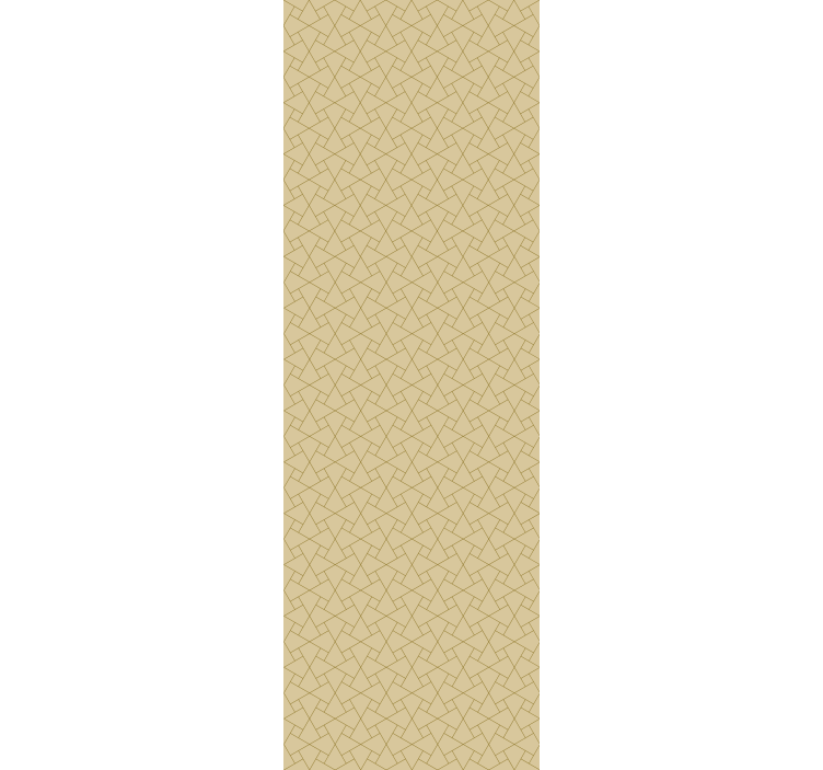 Grafisk grå och beige modern tapet - Tenstickers