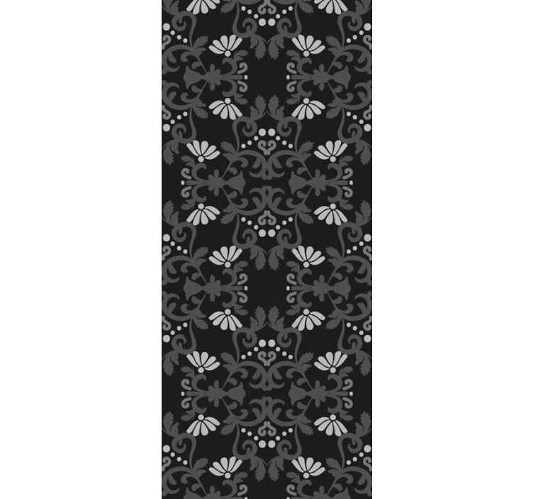 Graciös botanisk uppvisning Tapet blommig - Tenstickers