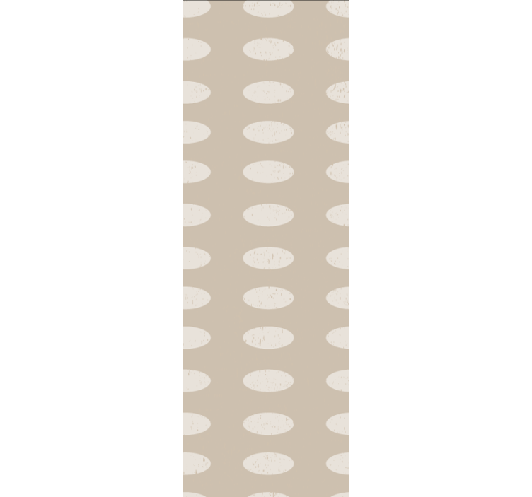 Oval mönster design Tapet cirklar, prickar och polka dots - Tenstickers
