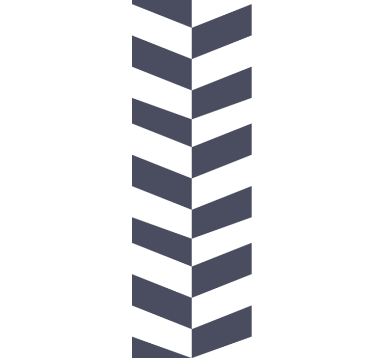 Marinblå ränder mönster randig tapet - Tenstickers