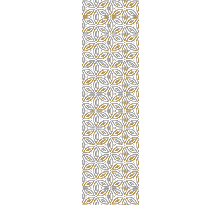 Känsliga vita blommor 3d tapet - Tenstickers