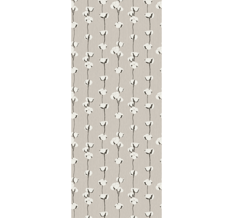 New nostalgia konstnärliga bomullsblommatapeter - Tenstickers