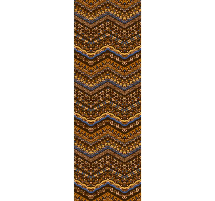 Geometriska mönster vågor Tapet konst - Tenstickers