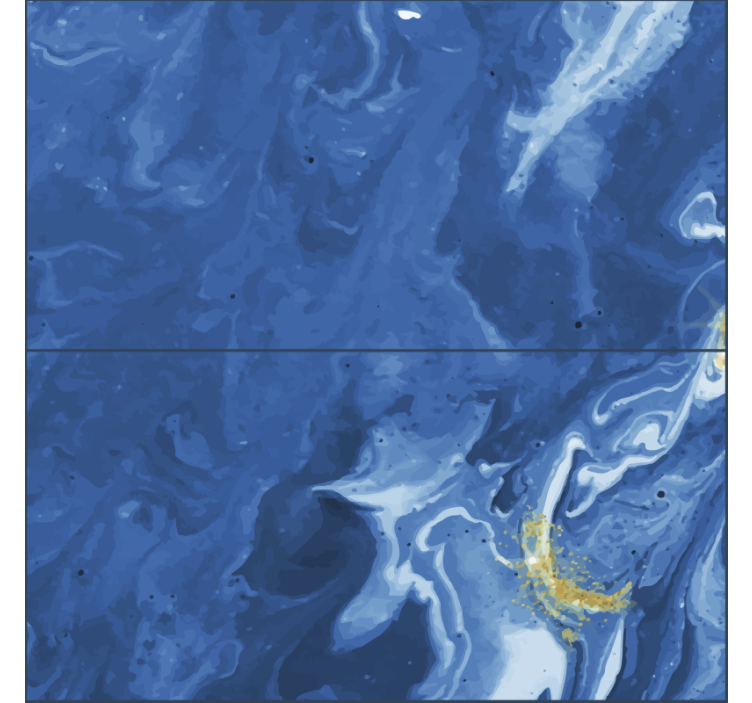 Blå sten tema tapeter - Tenstickers