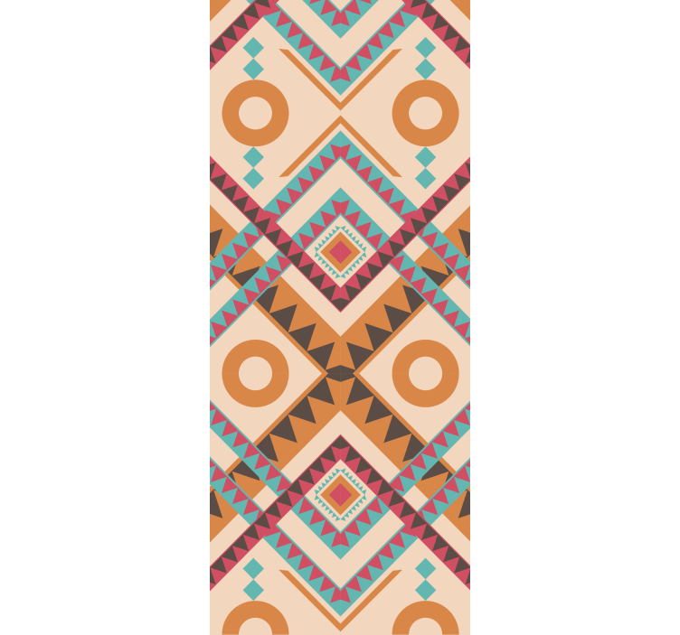 Mångfärgade diamanter mönster tapet - Tenstickers