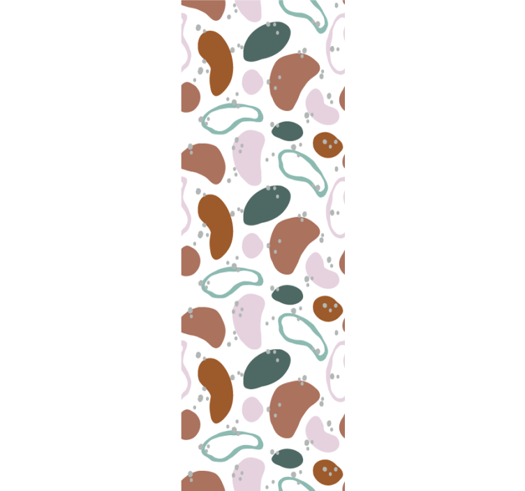 Oregelbunden abstrakt form mönster tapeter - Tenstickers