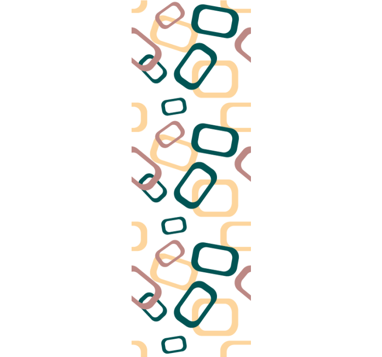 Abstrakt oregelbundna former abstrakt tapeter - Tenstickers