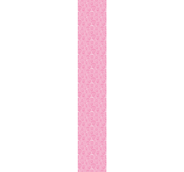 Flickor ansikten konst tapet - Tenstickers