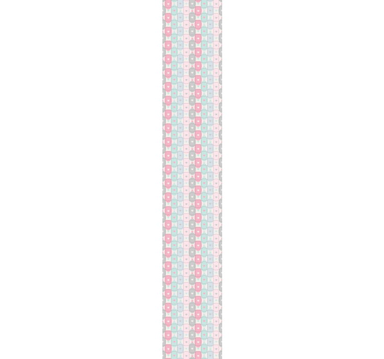 Lapptäcke hjärtan texturerad tapet - Tenstickers