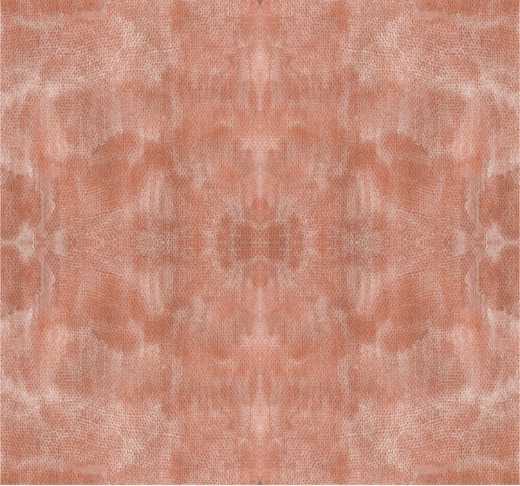 Fusk linne terracotta tapet - Tenstickers