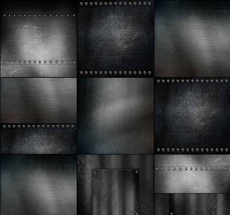 Mässing dröm texturerat tapet - Tenstickers