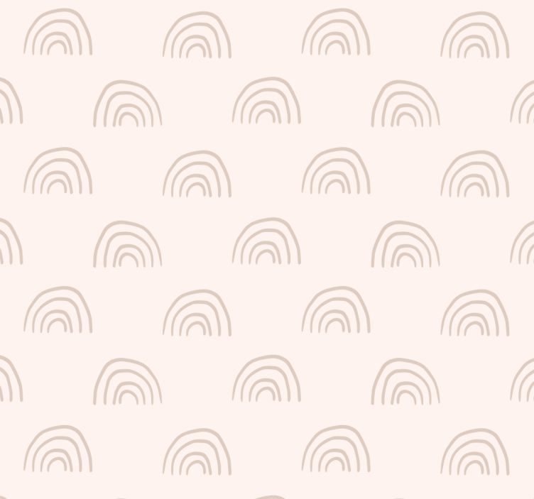 Minimalistisk regnbåge Bebis tapet - Tenstickers