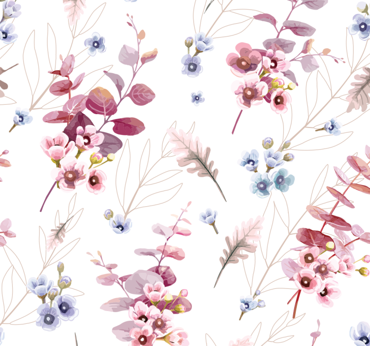 Botanisk illustration Ungdom tapeter - Tenstickers