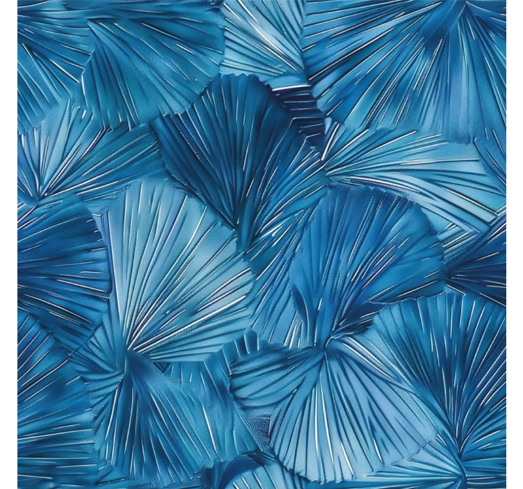 Blå visuella punkter modern tapet - Tenstickers