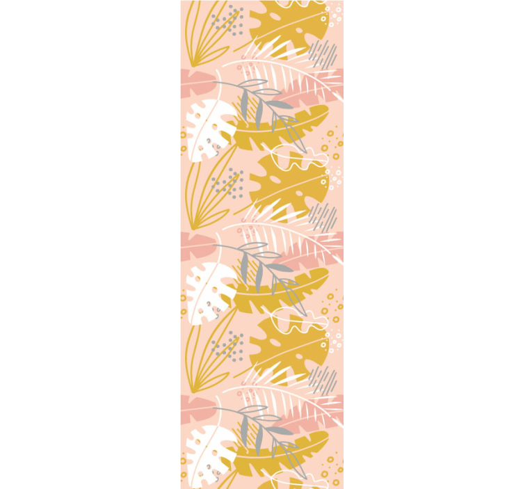 Retro blommor blommatapet - Tenstickers