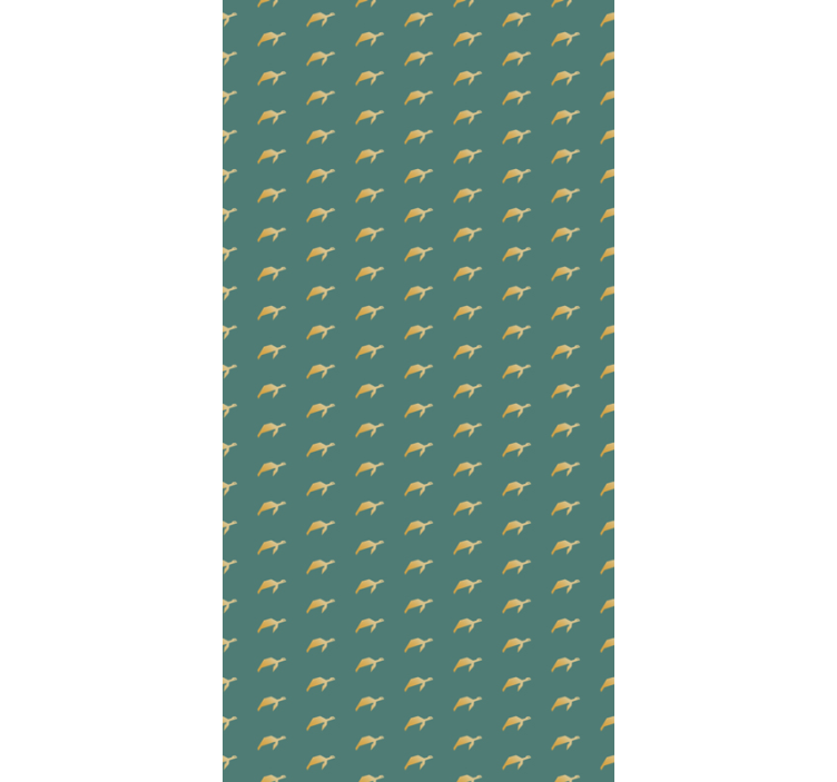 Geometrisk sköldpadda djur tapeter - Tenstickers