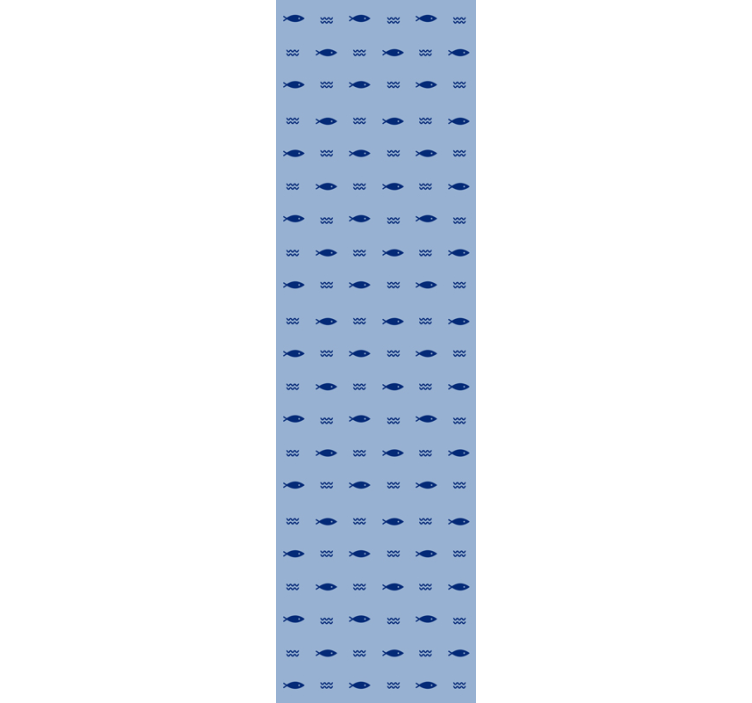 Minimal fiskmönster djur tapeter - Tenstickers