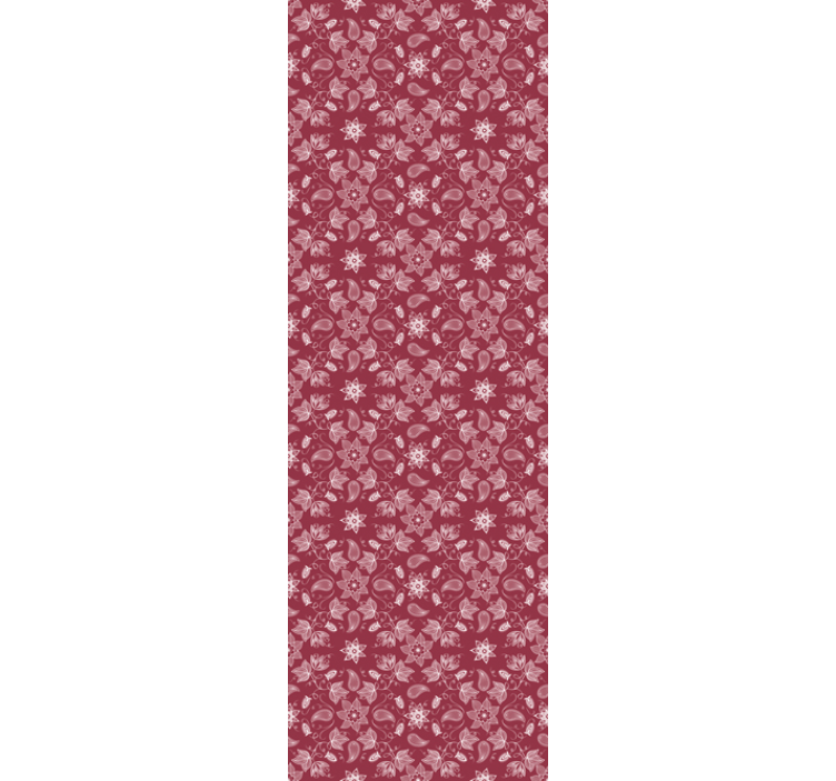 Vackra paisley blommor prydnads tapeter - Tenstickers