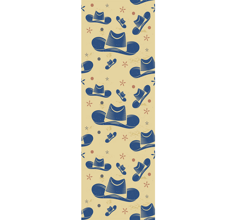 Cowboy hatt sovrum tapet - Tenstickers