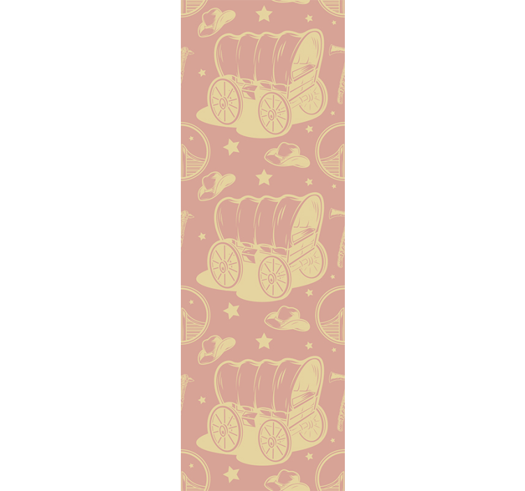 Cowboy vagn sovrum tapet - Tenstickers