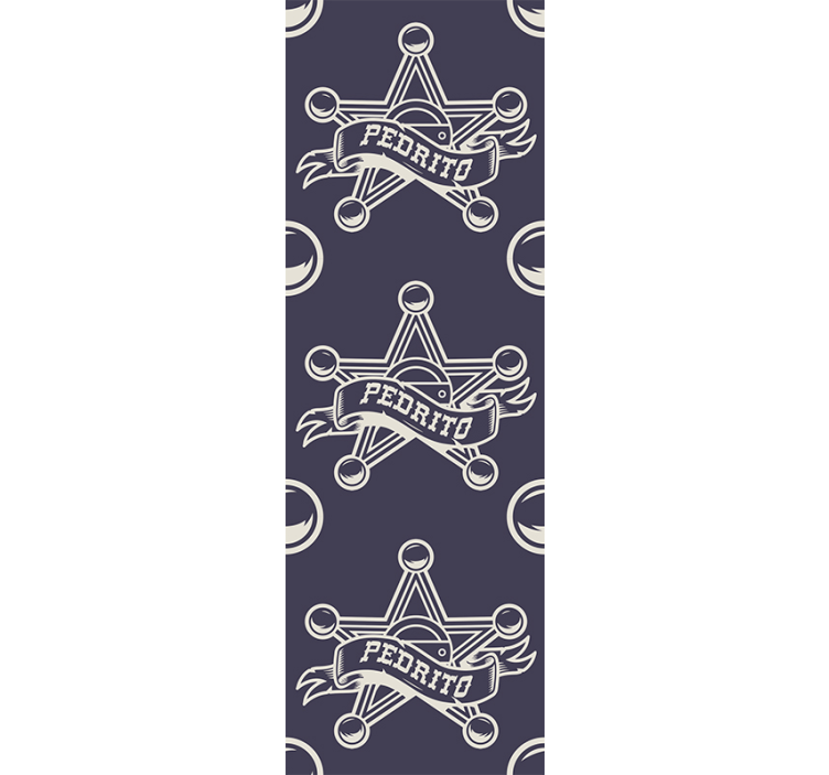 Stjärnmärkesdesign Tapet andra vintage - Tenstickers