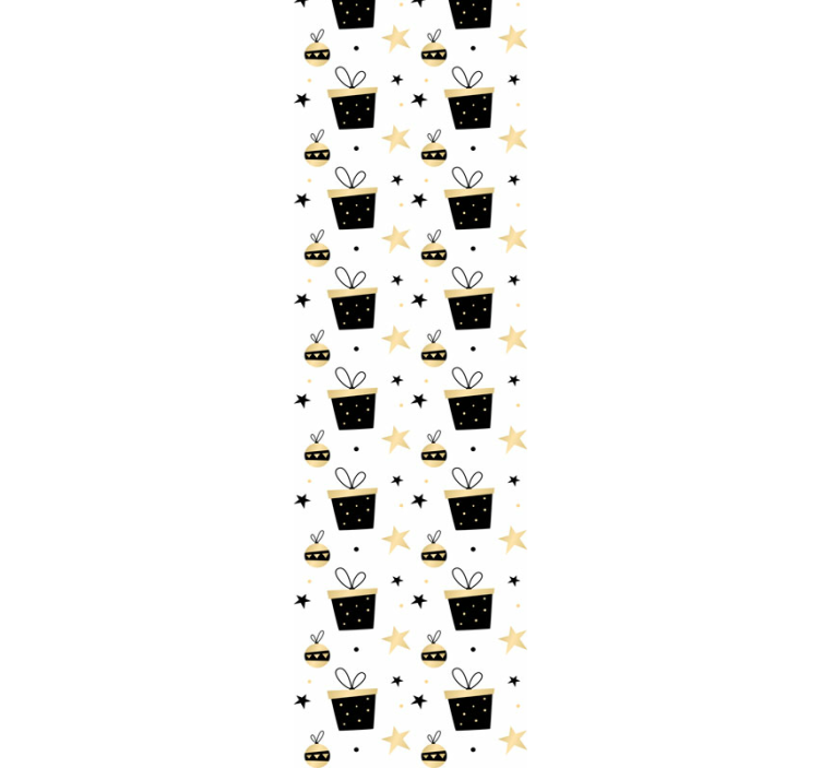 Elegant presentförpackning mönster tapet - Tenstickers