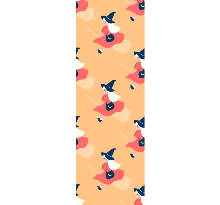 Dekorativa halloween häxor tapeter - Tenstickers